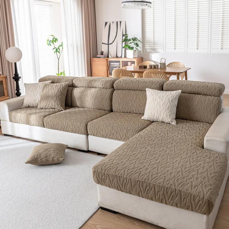 Autumn Thickened Sofa Cover All-inclusive Universal Plush Warm Non-slip 2025 New Stretch Sofa Cushion Cover