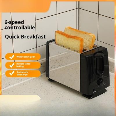 Torradeira Torradeira de Café da Manhã Torradeira Sanduicheira Pão Panificação Automática Mini Pequenos Eletrodomésticos Domésticos