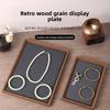Jewelry Look Empty Tray Black Walnut Wooden Display Tray Jewelry Storage Bracelet Ornament Necklace