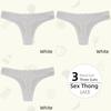 Low-Middle Waist Ladies Thong Panties, Non-marking Comfortable Breathable Women's T Pants Lace Sexy Women's Panties