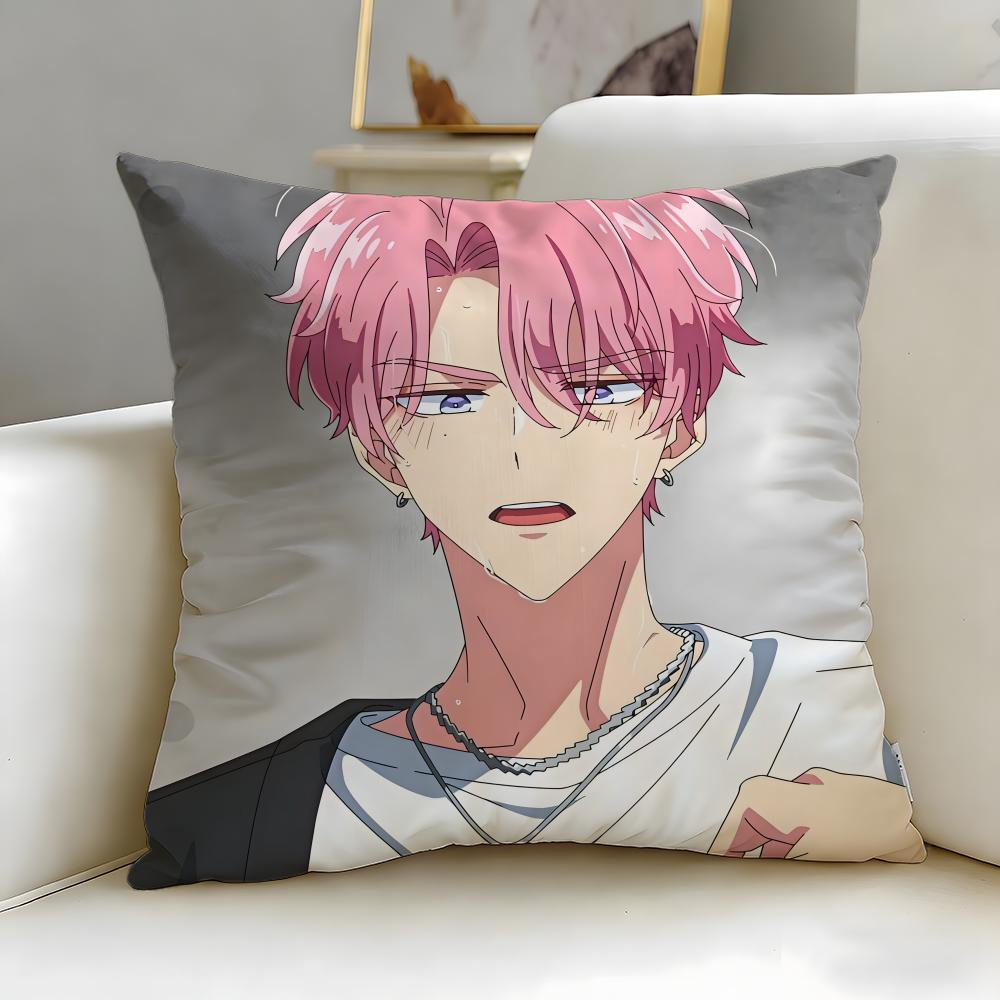 slice anime Tamons BSide Cushion Cover Soft EasyWash Pillow Case Versatile for Couch Bed Travel and Office