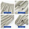 ROMON Men's Ice Silk Summer Loose Fit Jogger Pants