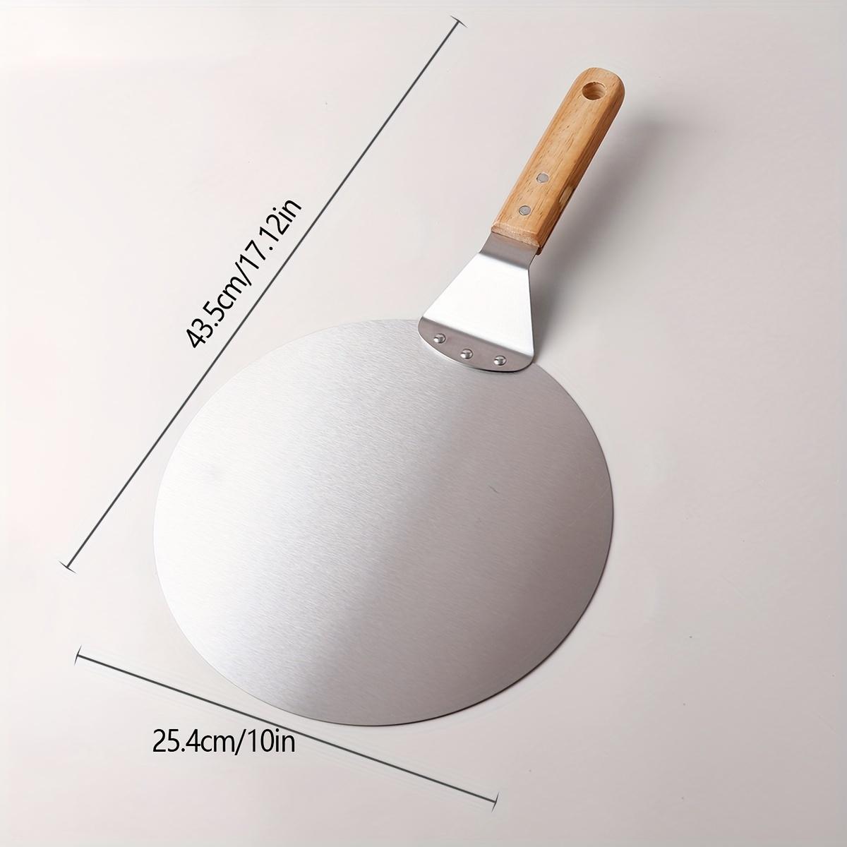 

1 шт., Лопатка для пиццы из нержавеющей стали, Подъемник для пиццы, Безопасная лопатка для переноса тортов, Инструменты для выпечки, Кухонные гаджеты 1pc