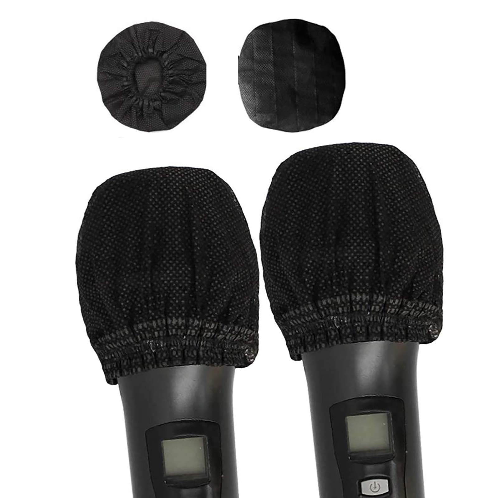 

450 шт. Микрофон Микрофон Микрофон Антибактериальный Микрофон Шумоподавляющий Шарик Чехол для Караоке Чехлы, Чехлы, Губки, Чехлы, Профилактика, Форма, чёрный