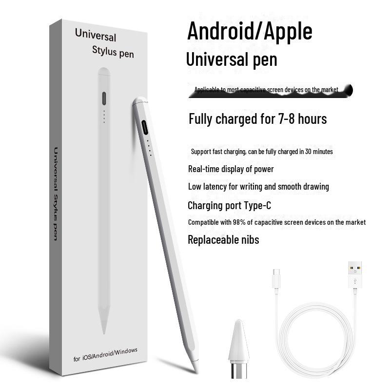 Universal Capacitive Stylus for Android, Apple, Tablets, iPad & Mobile Phones