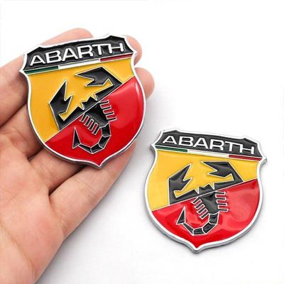 1ks Samolepka s 3D logem škorpiona na auto Módní personalizovaná dekorace odznak Doplňky Pro Fiat- abarth- 124 500 595 1100 Stilo Punto