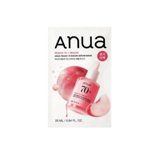 

Anua Peach 70 Niacin Serum Mask 25mL 10masks