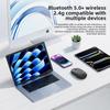 New Bluetooth Dual-mode Wireless Mouse Charging Mute Computer Notebook Office Game Luminous Wireless Mouse