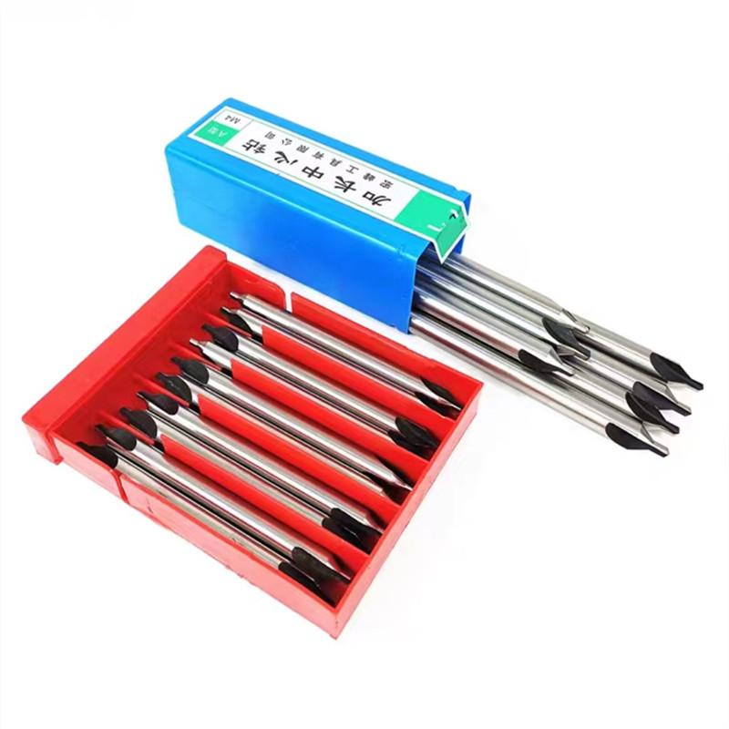 100mm Extended A Center Drill W6542 HSS for Metal Processing Center Drilling Positioning CNC Mechanical Lathe