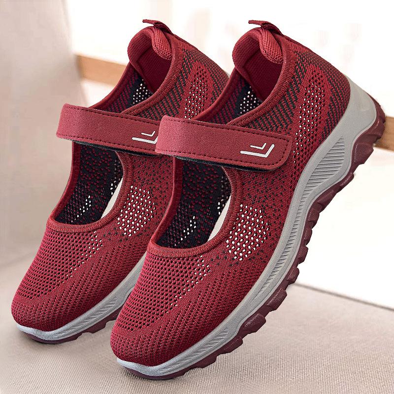Women's Shoes Walking Shoes for The Middle-aged and Elderly Casual Shoes and Velcro Shoes for The Lazy