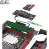 2280 M.2 NVME M-Key to PCI-E 4.0 X16 Slot Adapter ATX 24PIN Input Oculink SFF-8611 Extension Cable for External Graphics Card
