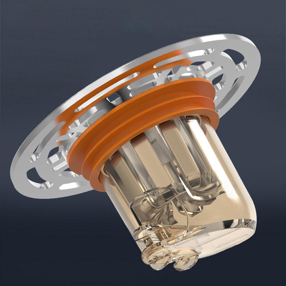 Magnetic Floor Drain Core Anti-Odor Toilet Sewer Strainer Cover Sewer Drain Sealing Ring for Toilet Bathroom Kitchen Pipes Tubes