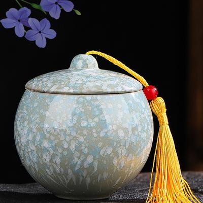 Program Gift Universal Ceramic Kiln-Change Tea Canister for Gifting
