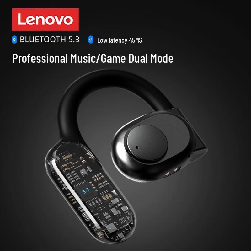 Lenovo Open-Ear Bone Conduction True Wireless Bluetooth Headset