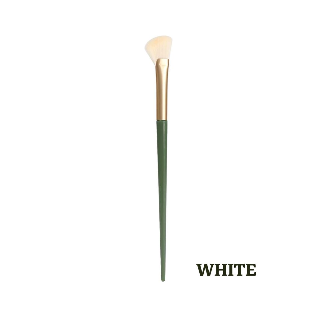 Half Fan Shaped Nose Contour Brush for Concealer, Highlighter & Shading – Soft Bristles, Portable & Precise  Blending Makeup Tool– 1PC or 2PCS