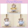 Plush Bear Keychain Cute Cartoon Stuffed Toy For Kids And Adults