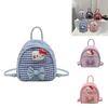 Kids Cartoon Hello Kitty Pattern Nylon Mini Backpack With Breathable Design For Kindergarten Children