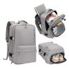 3 Layers Student Laptop Bag Multiple Pockets Large Capacity Business Trip Satchel USB Oxford Cloth Travel Backpack