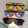 Comfortable Durable High Quality Designer Style Stylish Retro Oversized Square Shaped Female Women Sun Glasses