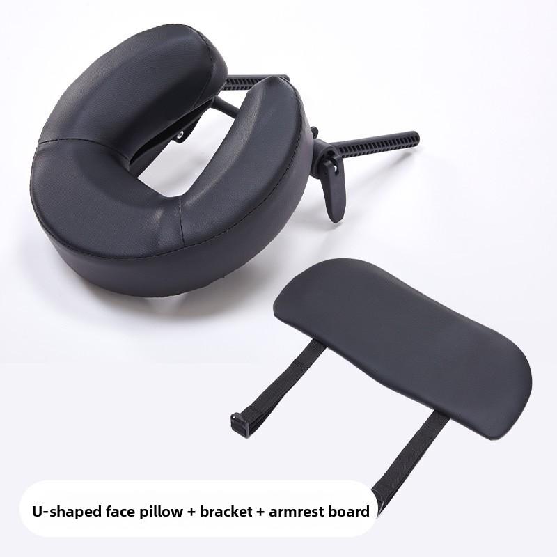 Massage Head Rest Kit for Bed Mattress with Memory Foam Face Down Pillow for Salon SPA Massage Therapy Recovery