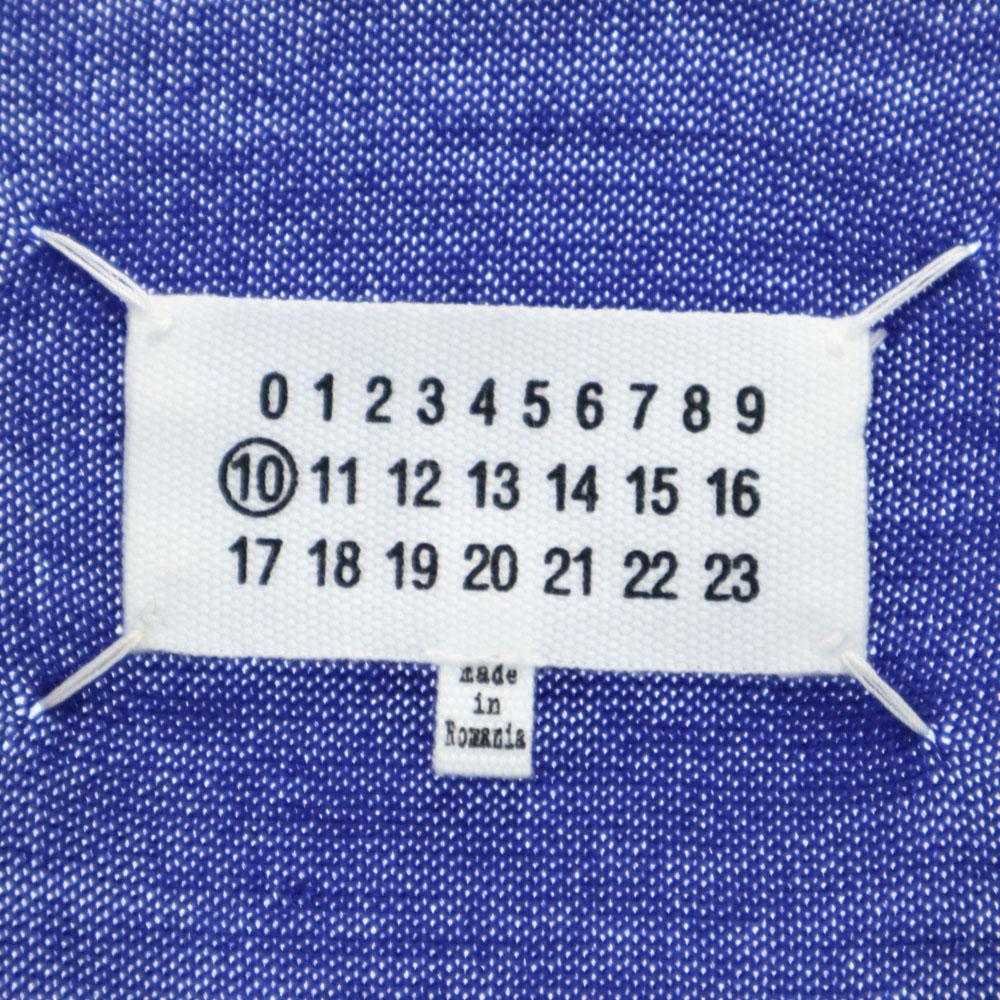 Maison Margiela Wool Long Sleeve V Neck Knit Cardigan 1 Blue Purple 10 Men's Used
