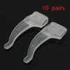 20pcs Anti-slip Silicone Ear Grip Glasses Ear Hook Eyeglasses Leg Stopper Bracket Fastener Accessories Temple Tip Eyewear Holder