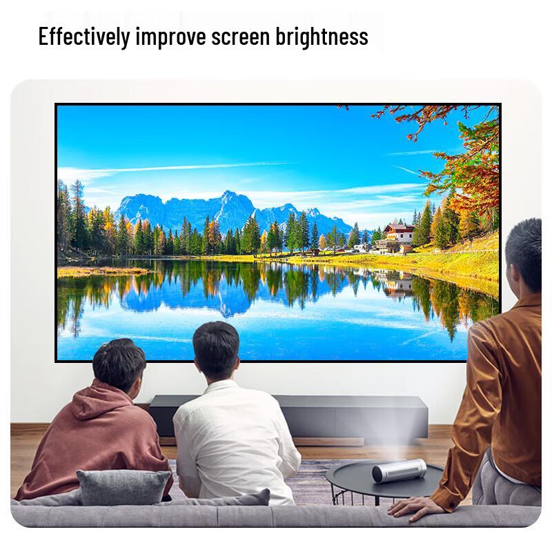 Yingwei 80-inch 8K Ambient Light Rejecting Fixed Frame Projector Screen