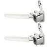 2PCS Embroidery Darning Foot Stainless Steel Embroidery Presser Foot for Singer 4452 44S 6180 6160