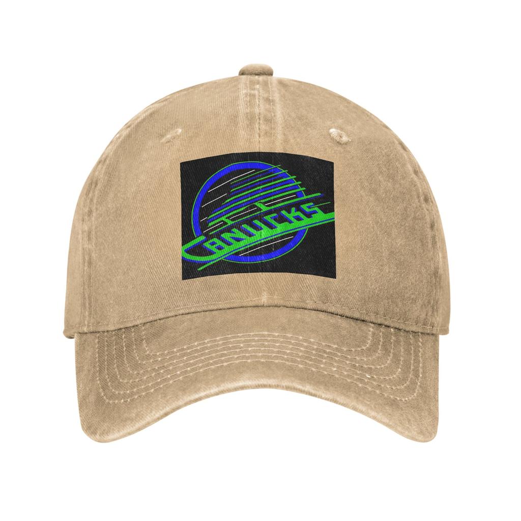 Vancouver Hockey Canucks Baseball Caps Denim Fabric Hats Adjustable Casquette Streetwear Baseball Cowboy Hat for Unisex