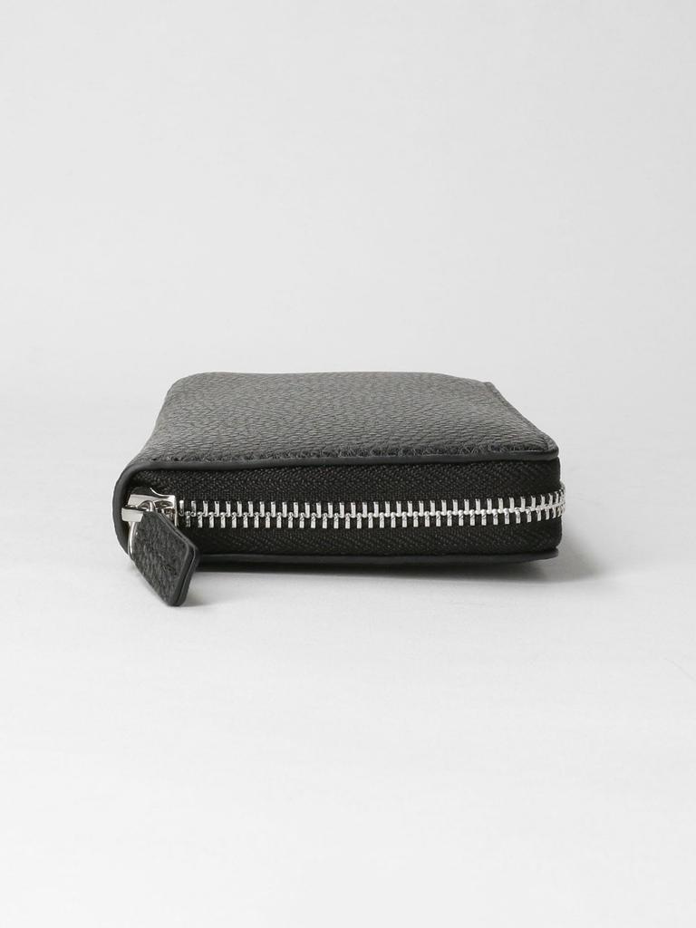 United Arrows Green Label Relaxing Grained Long 31466990325 0900 FREE Leather-Like Two-Color Wallet, BLACK(09)