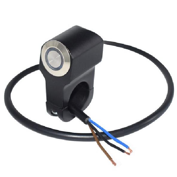 22mm LED Motorcycle Switches Handlebar On/Off Momentary Button Start Kill Switch