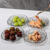 8PCS Set Snack Bowls Fruit Plate Bone Spitting Dish Candy Dessert Plates Lightweight Serving Tray For Everyday Meals Party