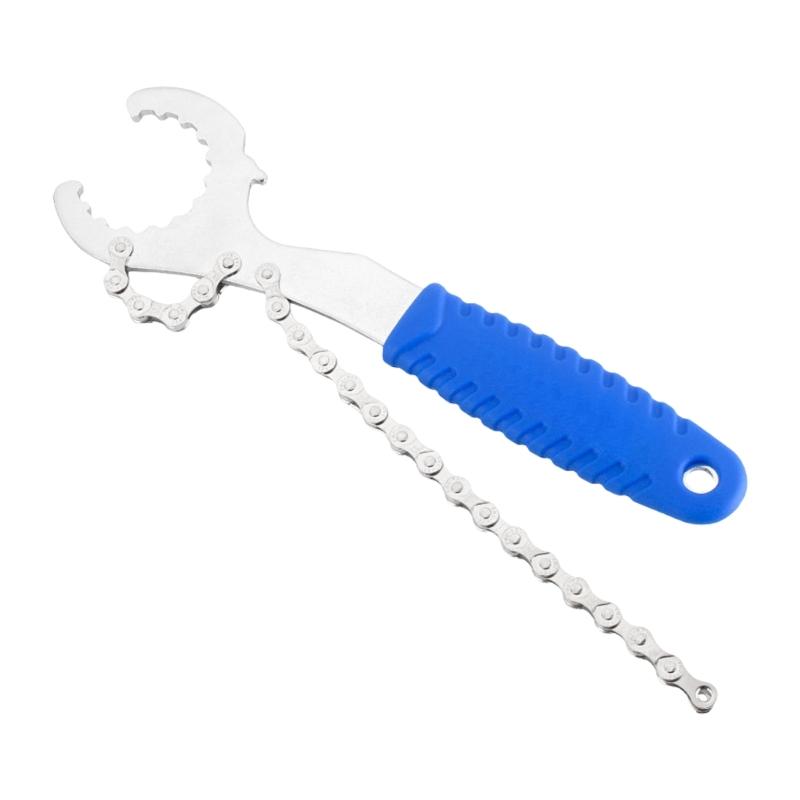 

Bicycles Cassettes Flywheel Removal Tool With Chain Whip Sprocket Remover Bike Chain Tool Bicycles Repair Tool 1