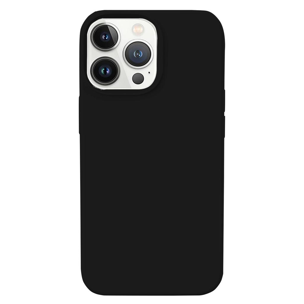 KALEBOL KLB-YTGJ001 For iPhone 12 Pro Case Solid Color Liquid Silicone+PC Phone Cover