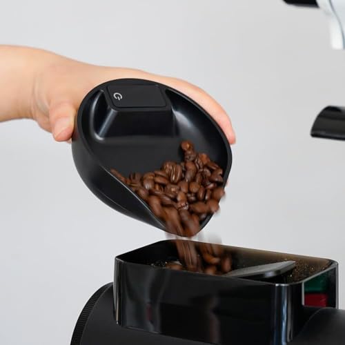 Watchget Coffee Bean Scale Cup, Rechargeable Measuring Tray, Espresso Scale, 0.3-1000g/0.1g High Precision Digital Kitchen Scale for Coffee Beans, Tea