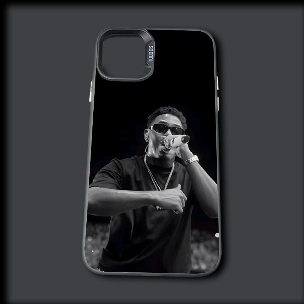 Rapper Singer M-Myke Towers Phone Case For iPhone 16,15,14,13,12,11,Mini,Pro,MAX Gray Silver Drop Matte Shockproof Back Cover