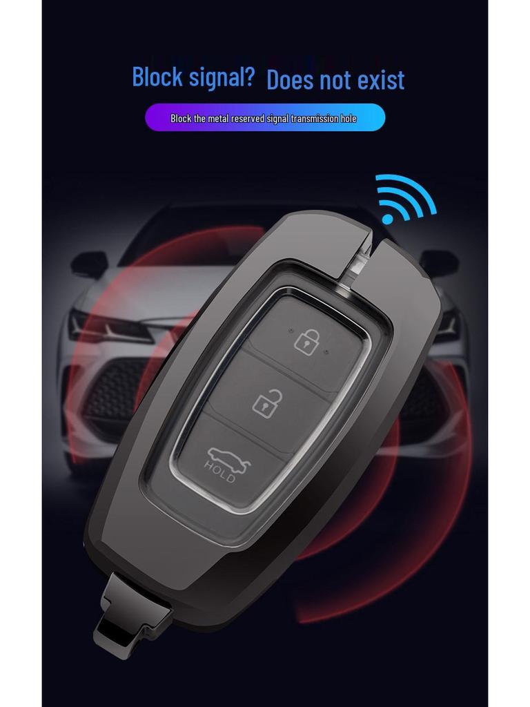 Key Cover for Hyundai 2019 Feista, ix35, and New Santa Fe Models