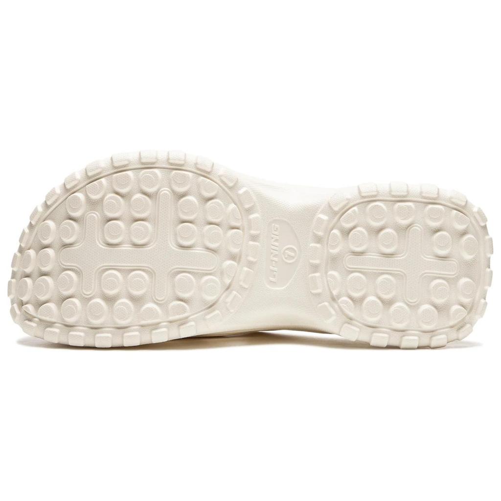 Li Ning Project Muller Trendy Thick Sole Fashion Shock Absorption Non-Slip Wear-Resistant Support Increased Bounce Closed-Toe Slippers AGAU020-2