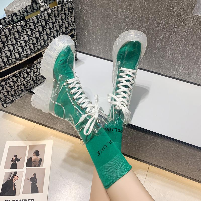 

Прозрачные ботильоны, женская модная обувь, дизайнерские ботильоны, женские прозрачные ботинки для женщин, прозрачная обувь 40 зелёный