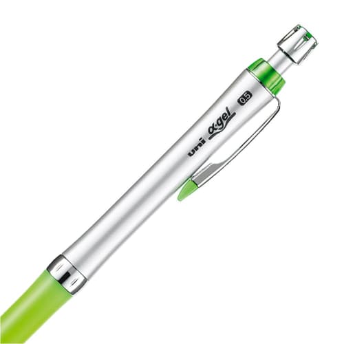 uni Mitsubishi Pencil Mechanical Pencil Alpha Gel 0.5 Slim Yellow Green M5807GG1P.5