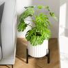 Flowerpot Stand Adjustable Metal Plant Stand Outdoor Indoor Heavy Duty Triangular Structure Non-Slip Feet Pot Plant Holder