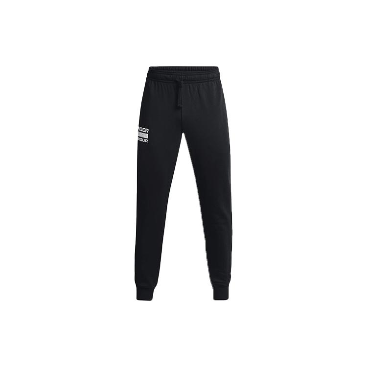 Under Armour Rival Fleece Signature Joggers Black Men s 1366366-001 M