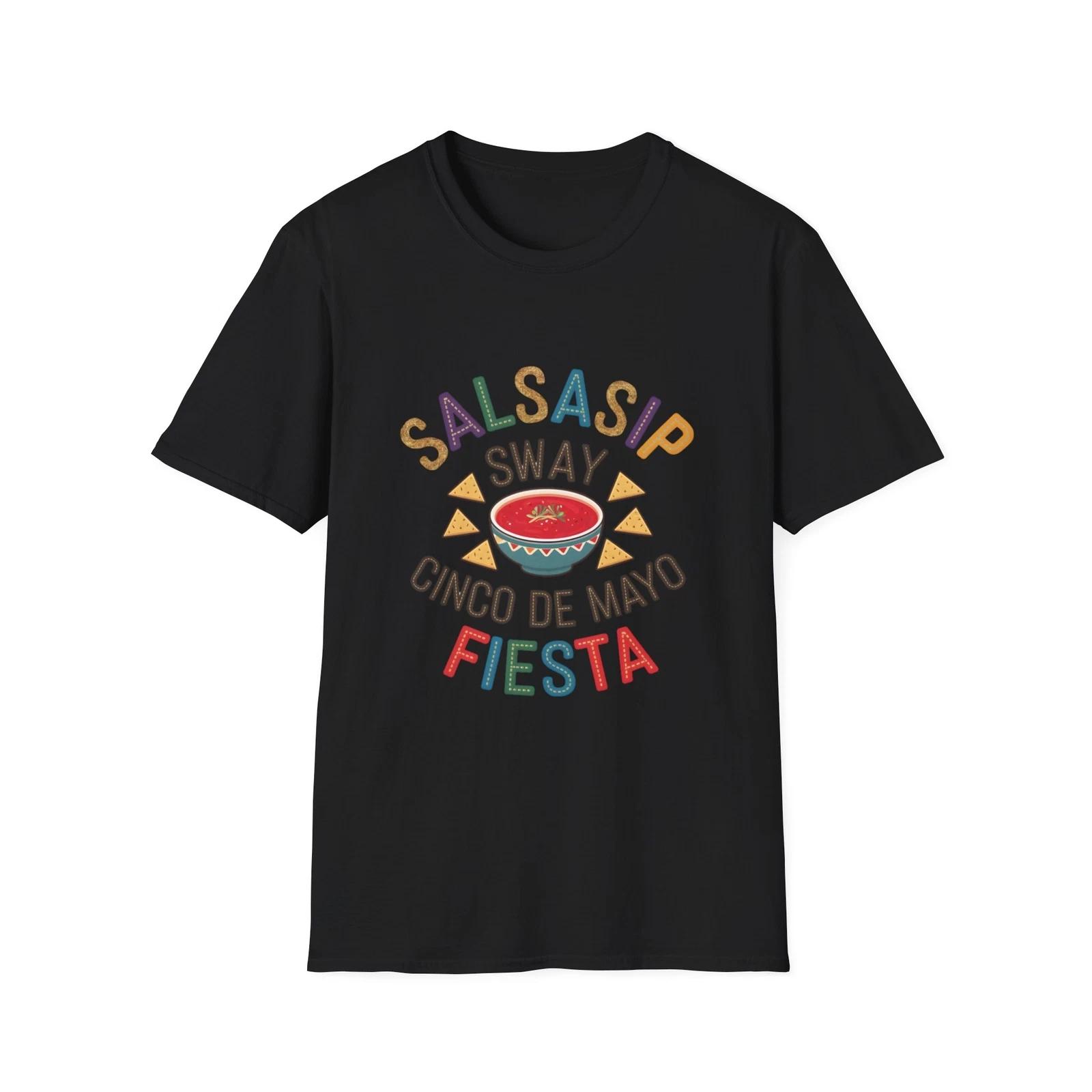 

Fiesta Vibes T-Shirt, Cinco de Mayo Celebration Shirt, Summer Party T-Shirt, 4XL