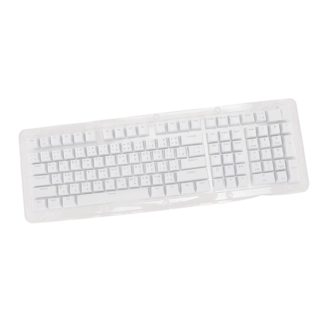 Thai Keyboard Keycaps 113 Keys Minimalist Mechanical Keyboard Keycaps for 61 64 68 84 87 96 98 100 104 108 Keys Keyboards