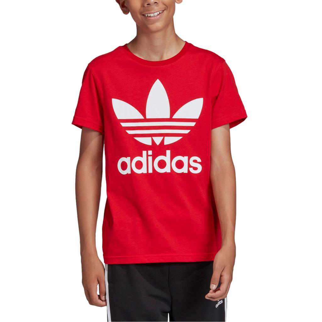 adidas Originals Trefoil T Shirt Red Unisex ED7795