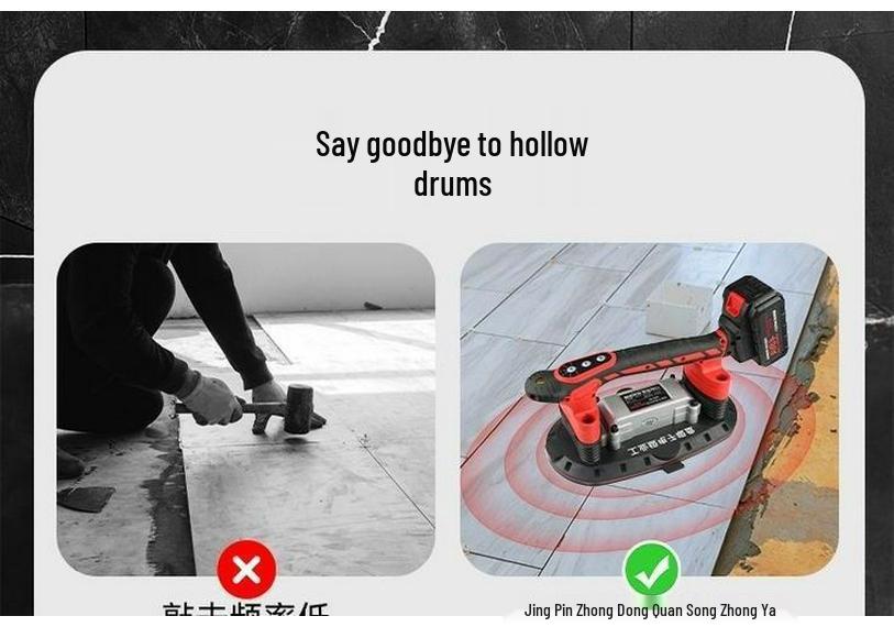 High-Frequency Electric Tile Leveling and Laying Tool for Wall and Floor