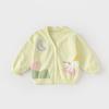 David Bella Children's Sweater Cardigan Autumn Dress Girls' Pure Cotton Knitted Shirt Baby Stylish Top