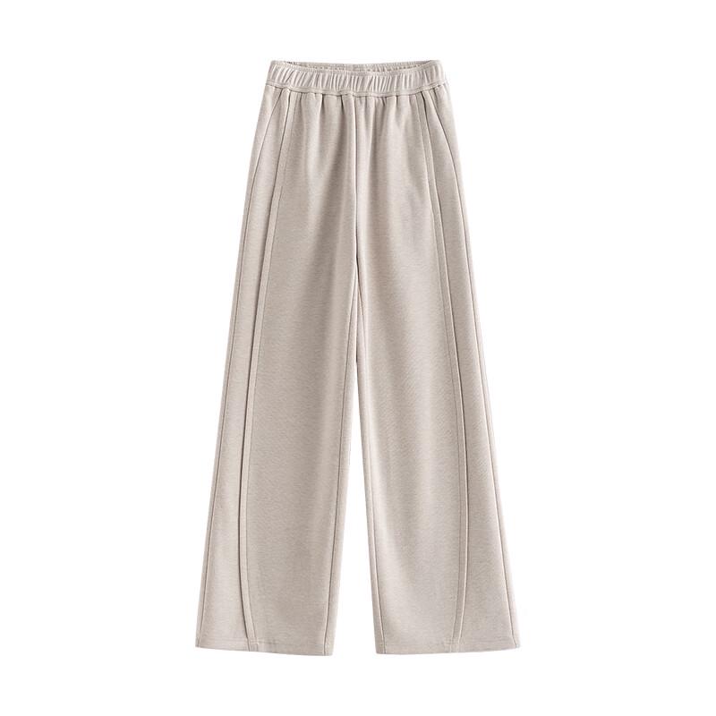 Women's Winter Soft Deconstructed Wide-Leg Casual Pants