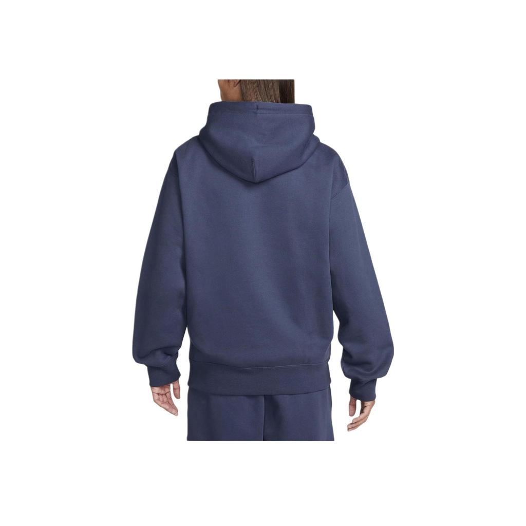 Nike Solo Swoosh Solid Color Hoodie Long Sleeve Men Tops Thunder-Blue DX1356-437
