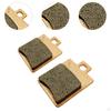 2Pcs Copper Friction Disc Set Brake Components Professional Universal Sturdy Metal Pads